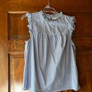 J crew sleeveless blouse size 12